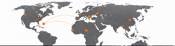 Global distribution map