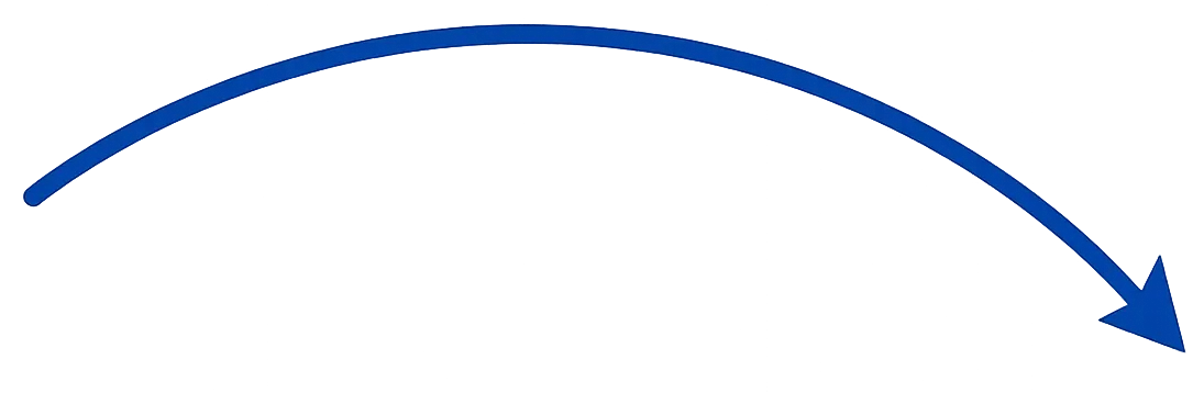 blue arrow